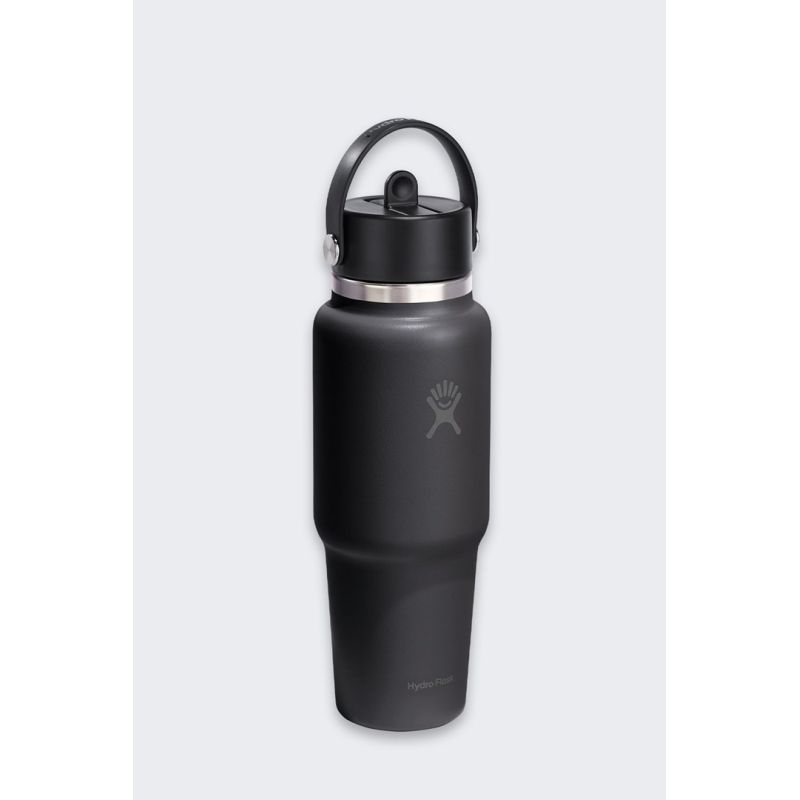 Hydro Flask 32 Oz Wide Flex Straw Travel Bottle (946 ml) - black