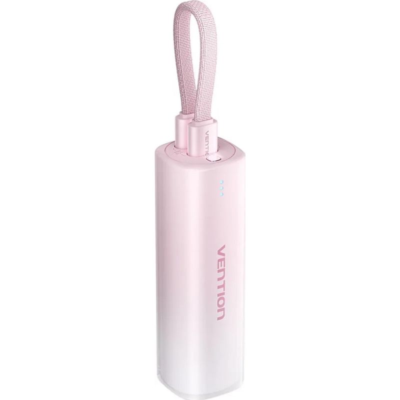 Powerbank Vention 20W PD USB-C Lightning 5000 mAh Pink Gradient