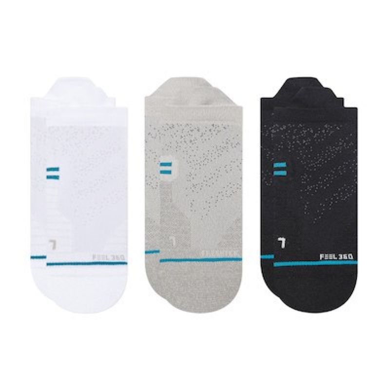 Stance Athletic Tab 3 Pack Running Socks - Multi