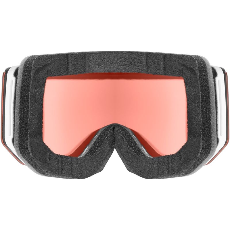 Uvex 5506651030 Winter Sports Goggles Mirror Unisex White Cylindrical (flat) lens
