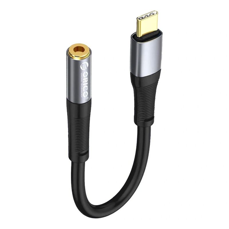 Orico AXC-02 USB-C to 3.5 mm jack audio cable 20 cm - black