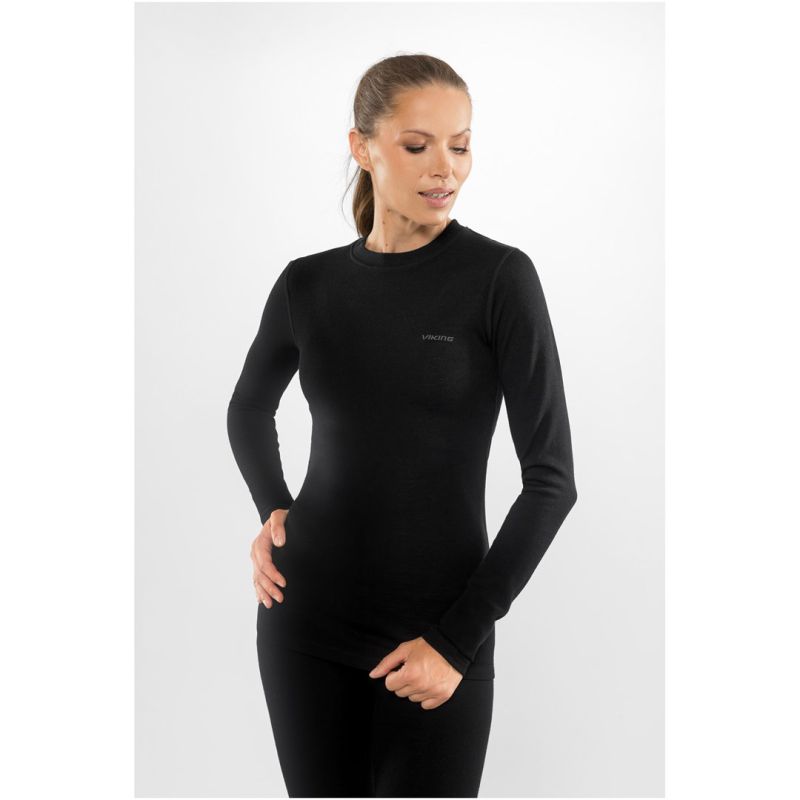VIKING Meriboo Lady Set Merino women's underwear black S