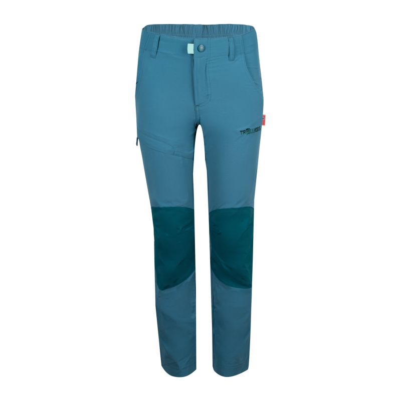 Children’s trekking trousers for boys/girls Trollkids Kids Hammerfest Pants PRO Slim Fit teal (857-326)