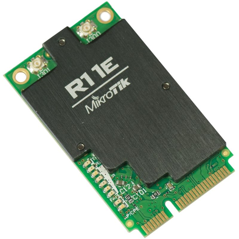 MikroTik R11e-2HnD | Mini PCIe Card | 2.4 GHz, 2x u.Fl