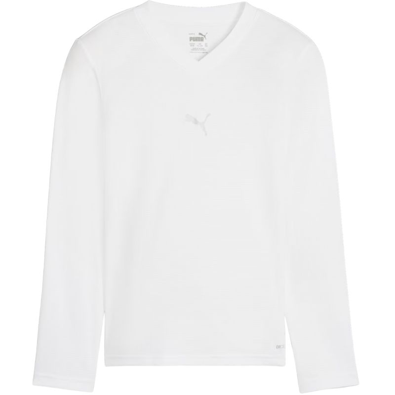Puma TeamGOAL Baselayer Tee Longsleeve Kids' T-Shirt White 659041 04