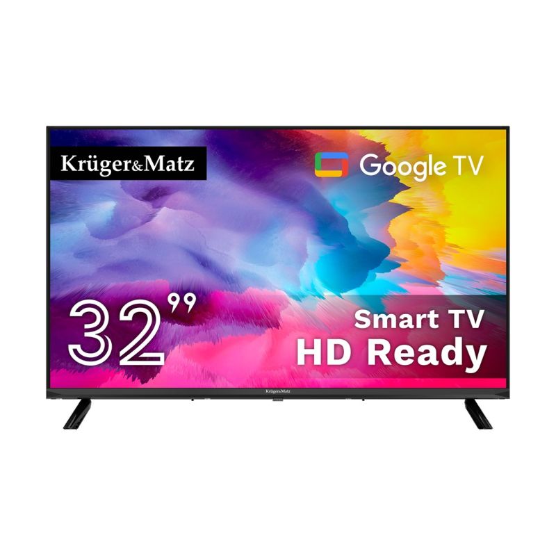 KRUGER&MATZ LED TV 32" HD GOOGLETV, DVB-T2/S2/T/C H.265 HEVC KM0232HD-G