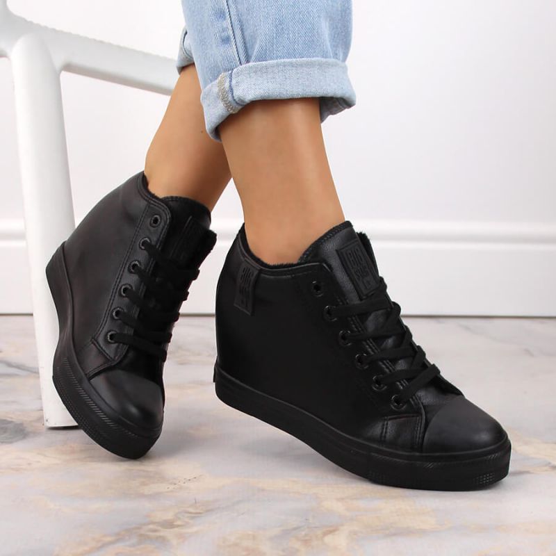 Big Star W INT1899A insulated wedge sneakers black
