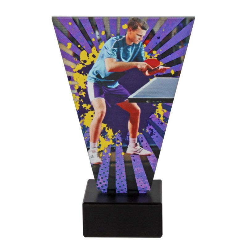 Triumph glass trophy