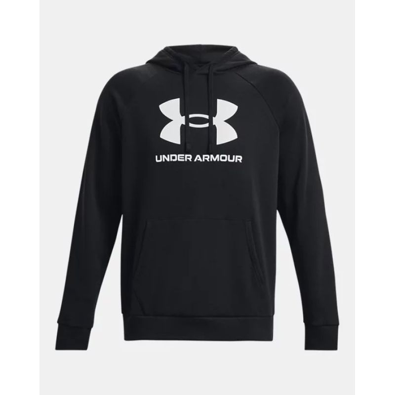 Under Armour Rival Fleece Logo Hoodie – black/white