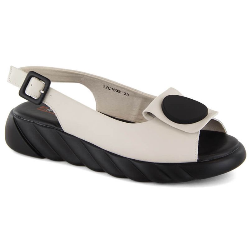Comfortable leather sandals on..