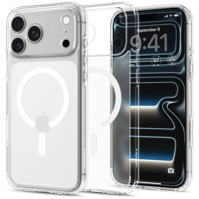 Spigen Ultra Hybrid MagSafe case for iPhone 18 Pro / 17 Pro - frost white