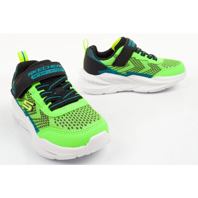 Meteor Scarpe Skechers Meteor-Lights LED Children's Sports for with Velcro