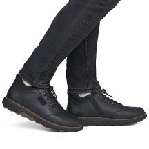 Rieker Stivali leather ankle, warm and comfortable, Rieker