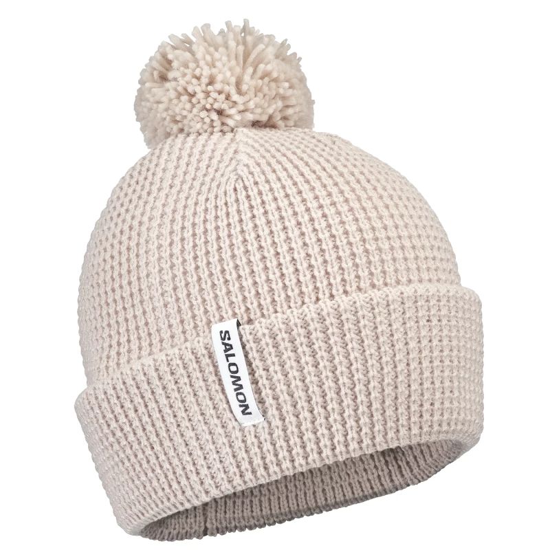 Salomon Pompom Beanie LC2937600 Grey OSFA