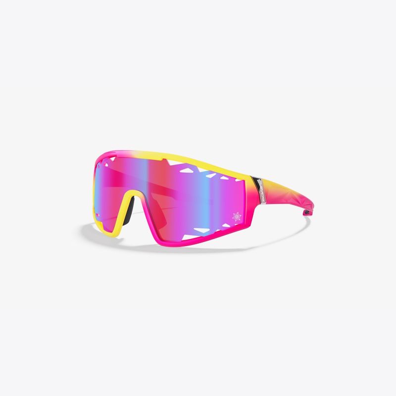 SUPACAZ GALACTIC sunglasses yellow-pink, Pink Sunset