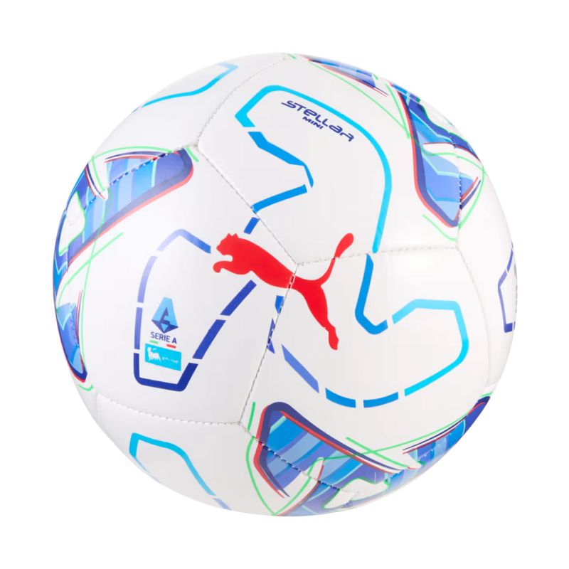 Puma Stellar Serie A Mini Football White and Blue 85166 01