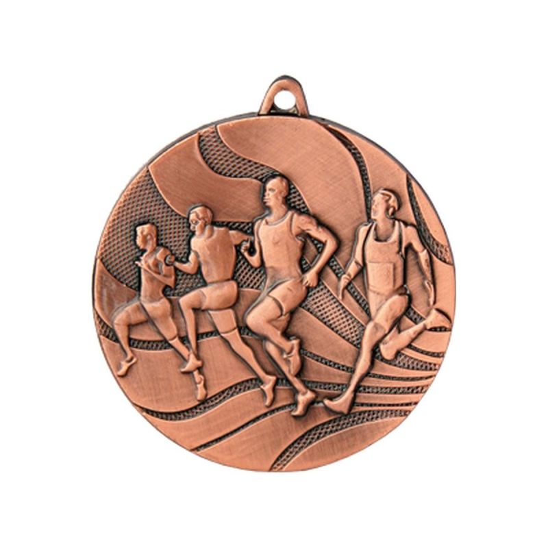 Bronze medal - running - steel medal
