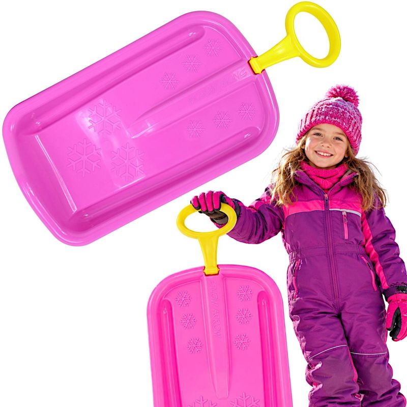 CRAZY ARROW PINK SNOW SLED