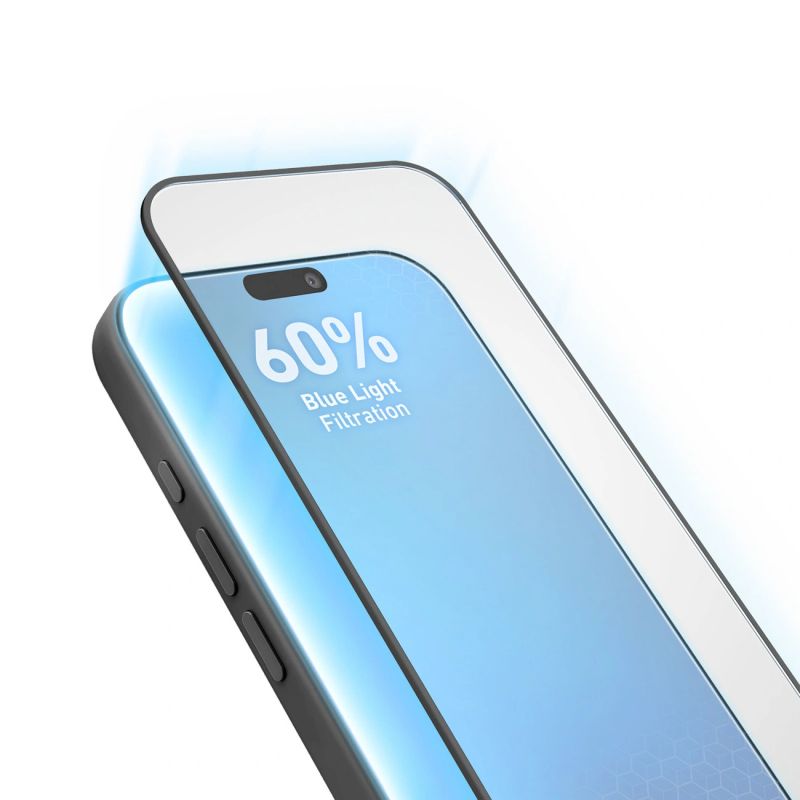 SBS Anti Blue Full Cover Tempered Glass for iPhone 18 Pro Max with Blue Light Filter