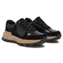 Filippo Sneakers patent leather wedge