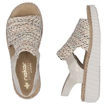 Rieker Sandali woven platform Rieker