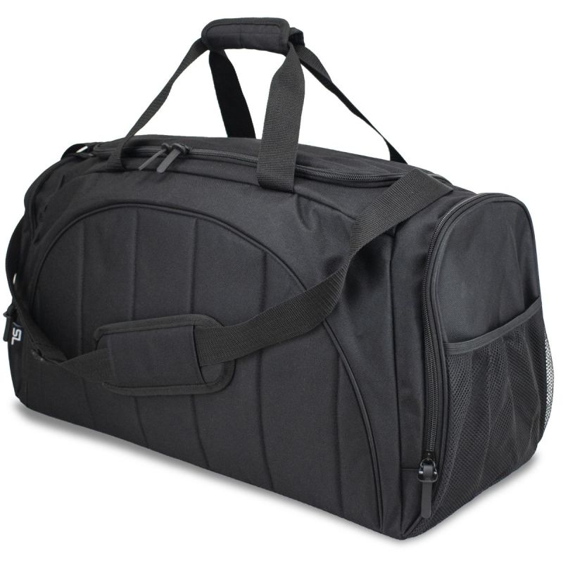 FITNESS/TRAVEL BAG A3029 BLACK SEMI LINE