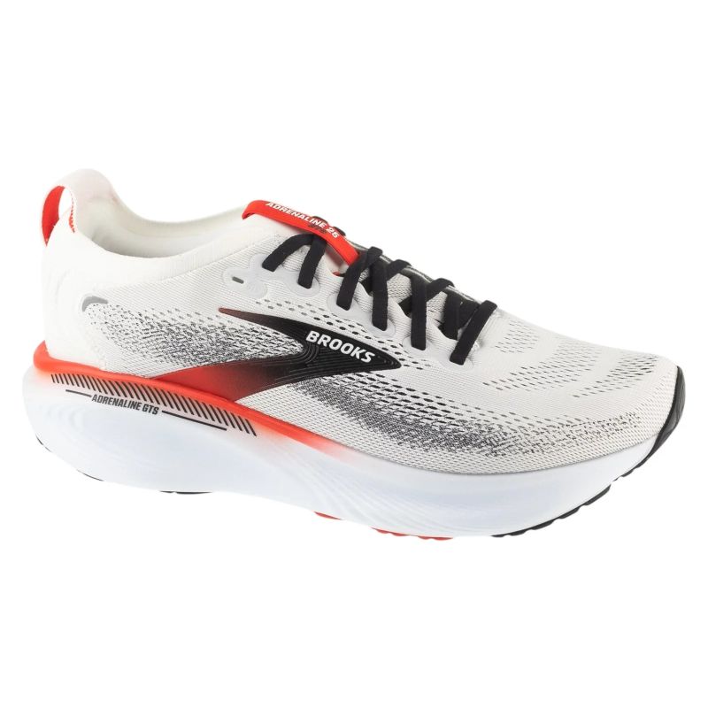 Men’s Brooks Adrenaline GTS 25 Low-Top Running Shoes, White (1104541D151)