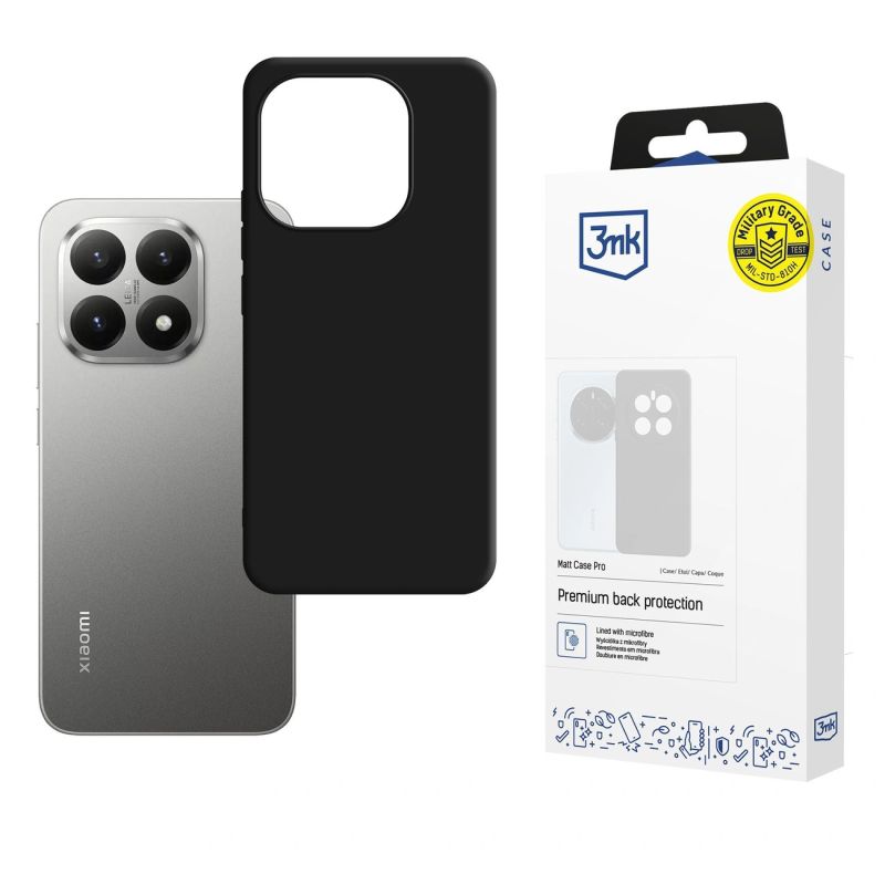 3mk Matt Case Pro case for Xiaomi 15T 5G - black