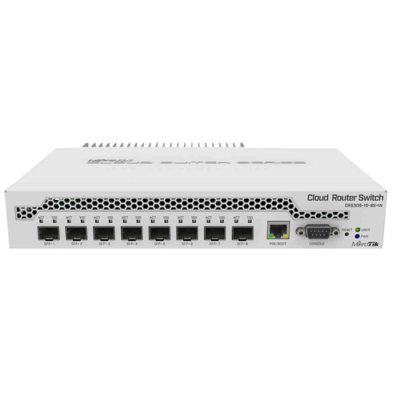 MikroTik CRS309-1G-8S+IN Switch 1x RJ45 1000 Mbps