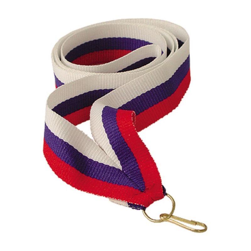 11 mm ribbon - white, blue, and red