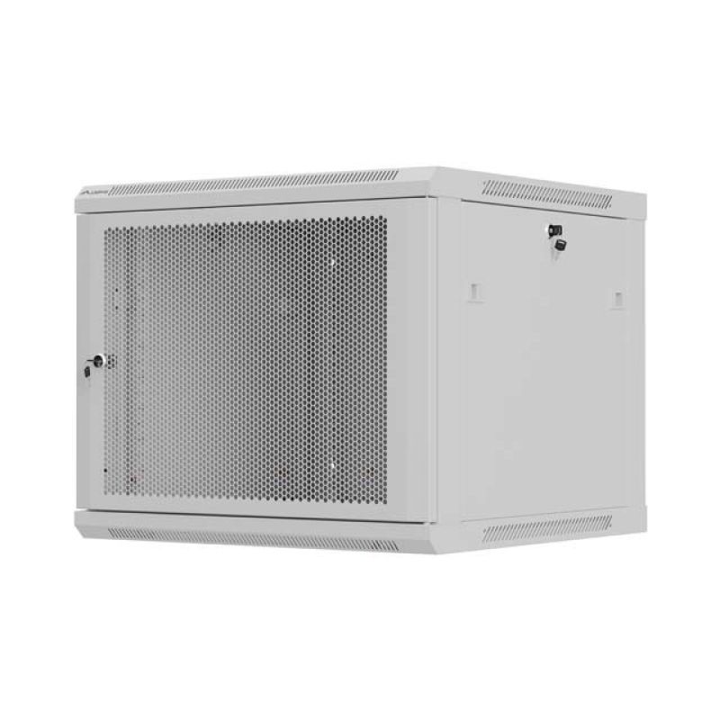LANBERG WALL-HUNG RACK CABINET 19" 9U 600X600 GRAY PERFORATED DOORS (FLAT PACK)