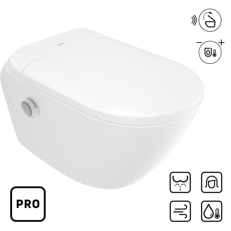 Smart toilet bowl with automatic seat - pro