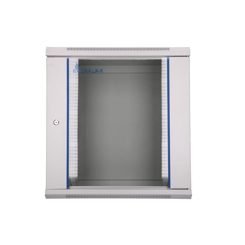 Extralink 12U 600x450 Gray Wall-Mounted Rack Cabinet