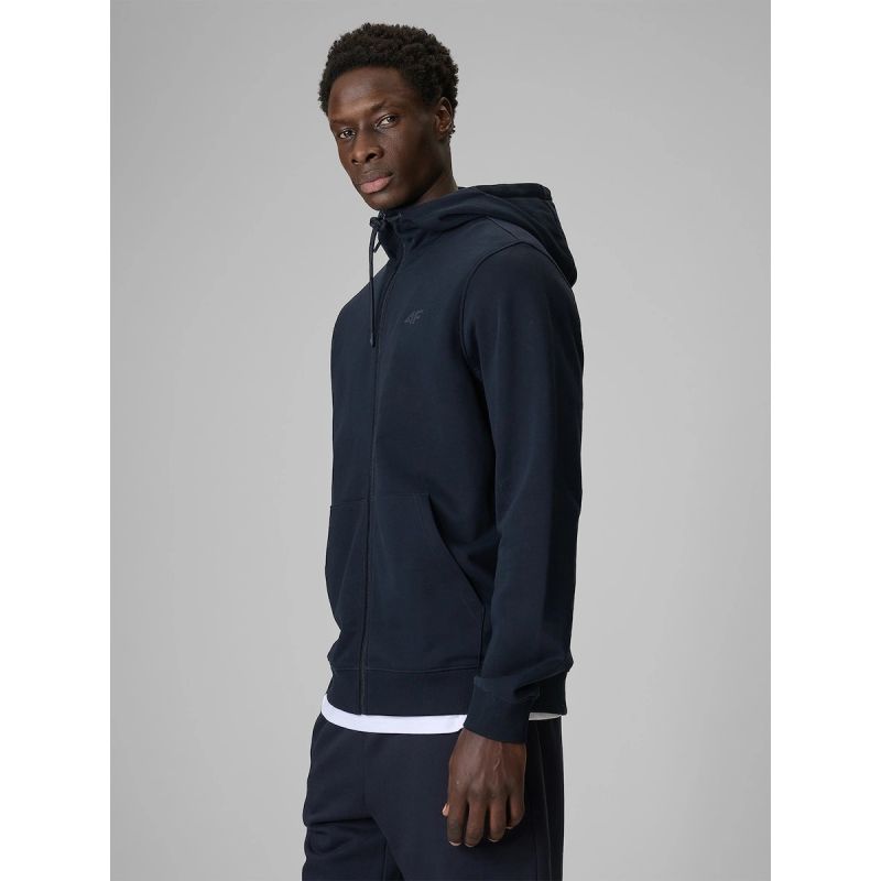 4f Felpa regular hooded