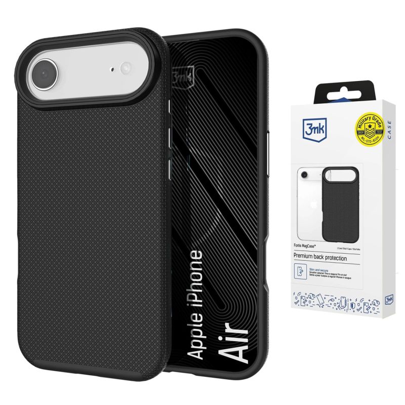 3mk Fortis MagCase for iPhone Air - Black