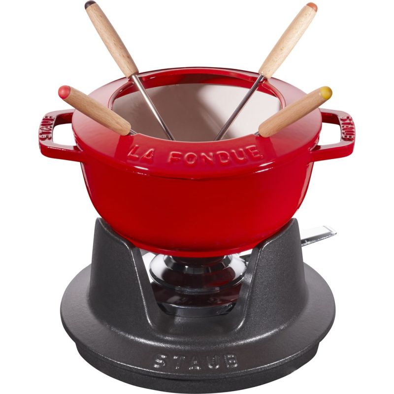 Staub Fondue Set – 16 cm, Red