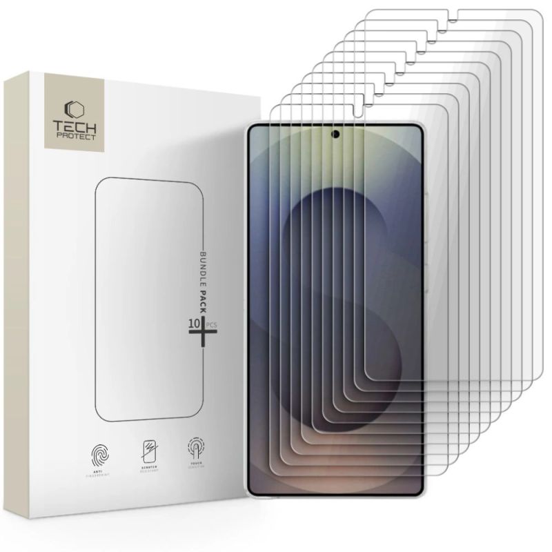 Tempered glass set of 10 Tech-Protect Bundle for Samsung Galaxy S26 Ultra