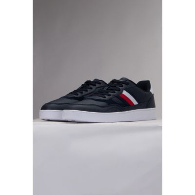 Tommy Hilfiger Scarpe Court Cupsole Retro Lth Stripes