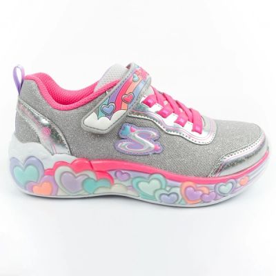 Skechers Scarpe Lights LED Children's Velcro for