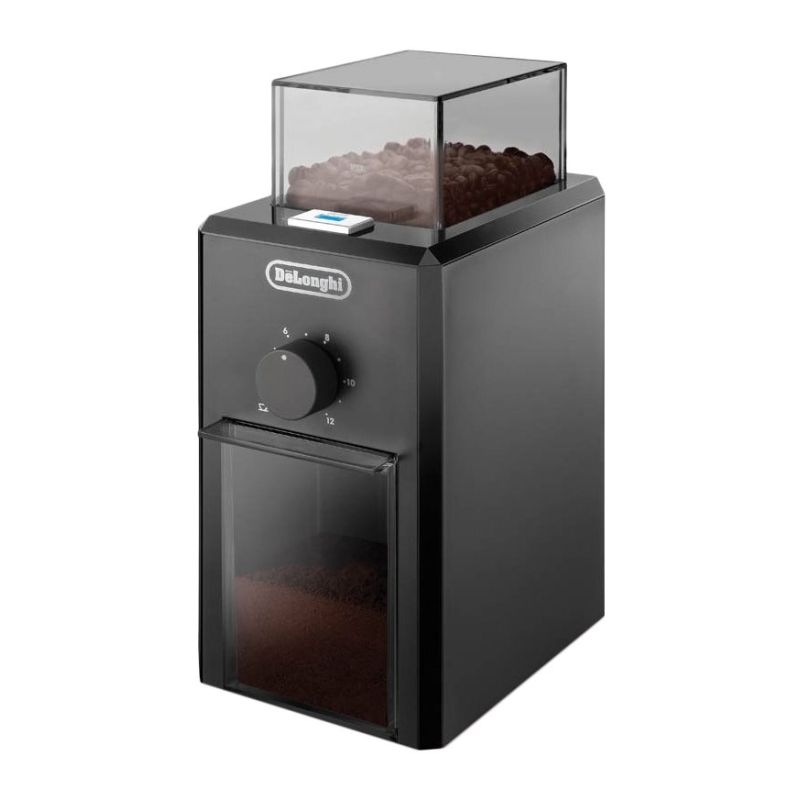 DeLonghi KG 79 Electric Coffee Grinder (110 W; burr grinder; black)