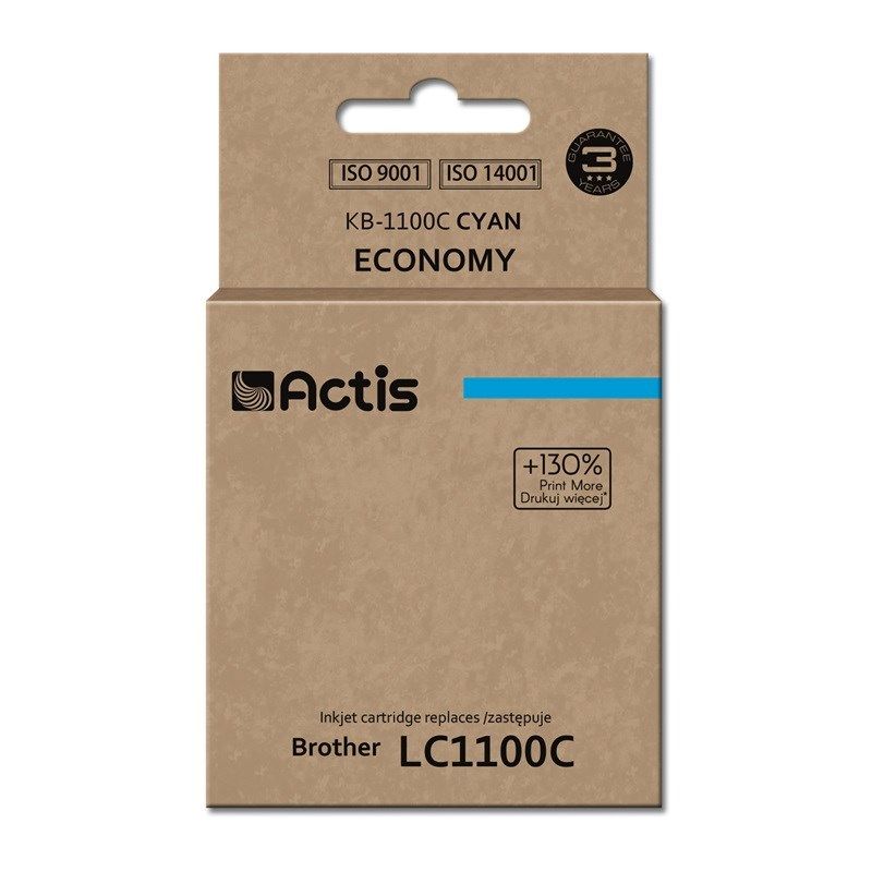 Actis KB-1100C Ink (replaces Brother LC1100C/980C; Standard; 19 ml; blue)