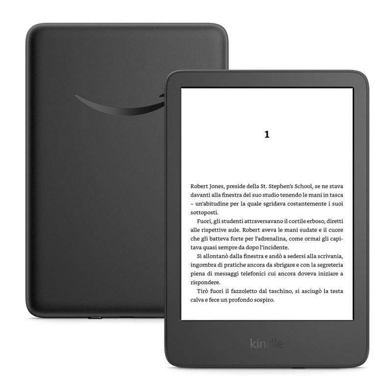 New Kindle (11th Generation) Ebook Reader - 2024 release 6" glare-free 16GB Wi-Fi (Ad-supported) Black