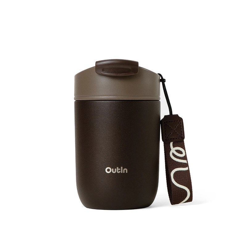 Outin OT-TUM-01-TB Travel Mug 350 ml Brown Stainless Steel