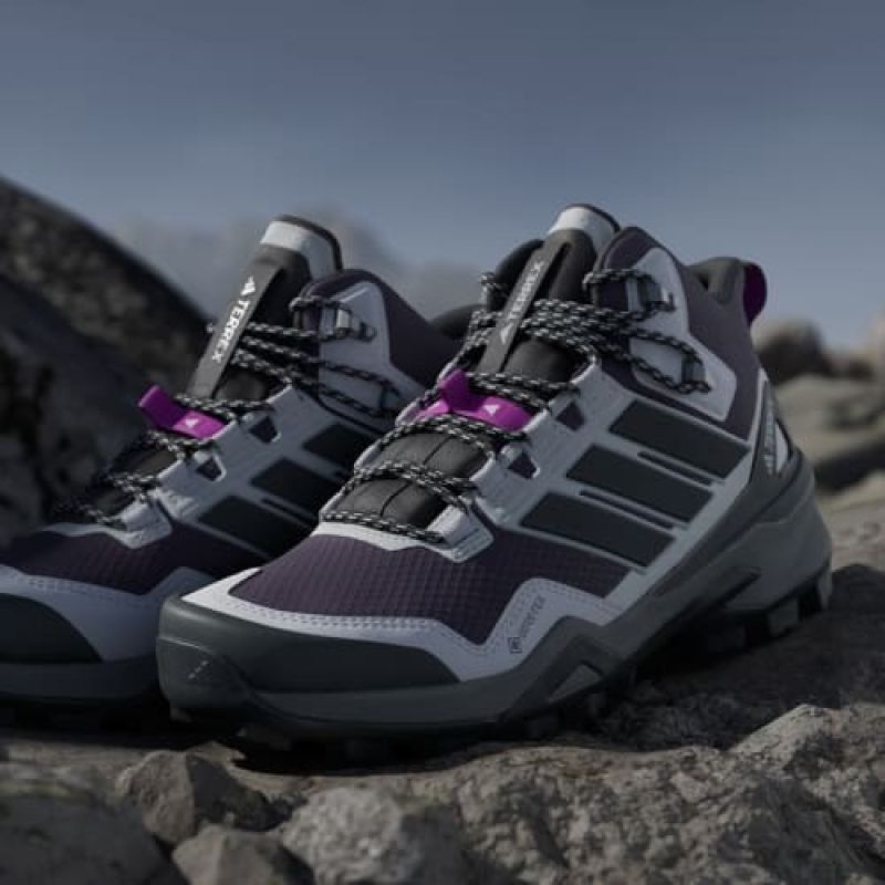 adidas Scarpe terrex Skychaser Mid GTX Aurora Plum/Carbon/Purple Burst