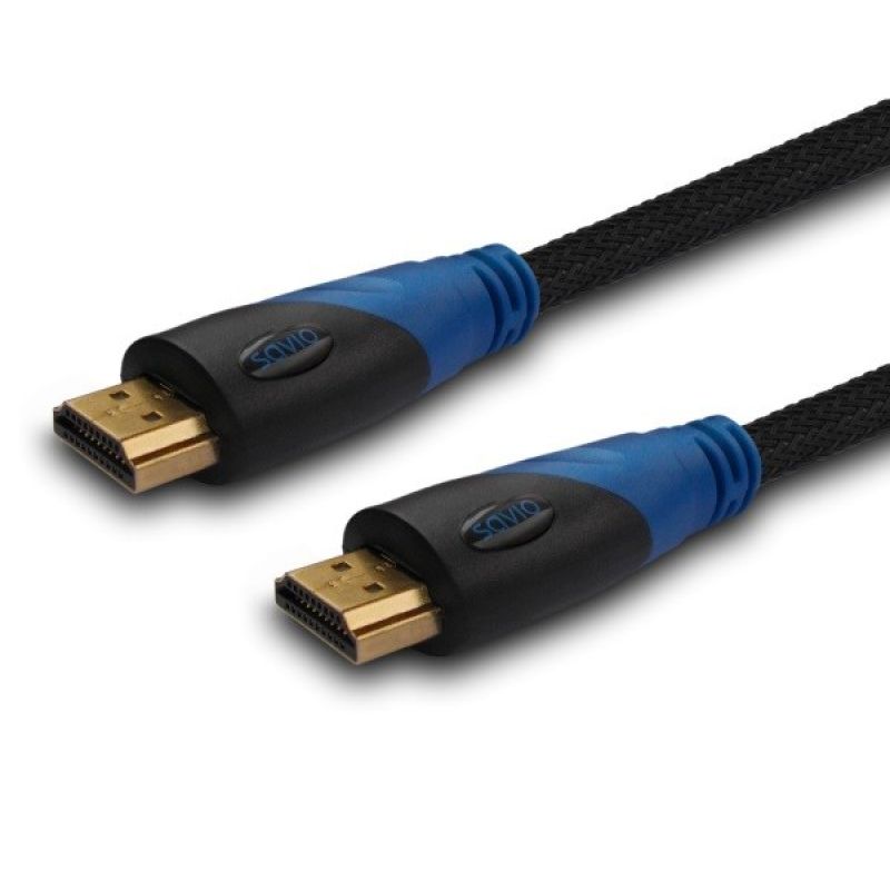 SAVIO cl-48 cable (HDMI - HDMI; black)