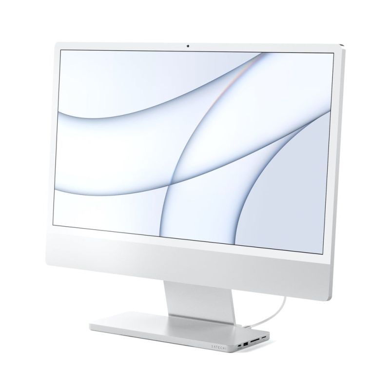 Satechi ST-UCISDS Laptop Docking Station and Port Replicator Wired USB 3.2 Gen 2 (3.1 Gen 2) Type-C Silver