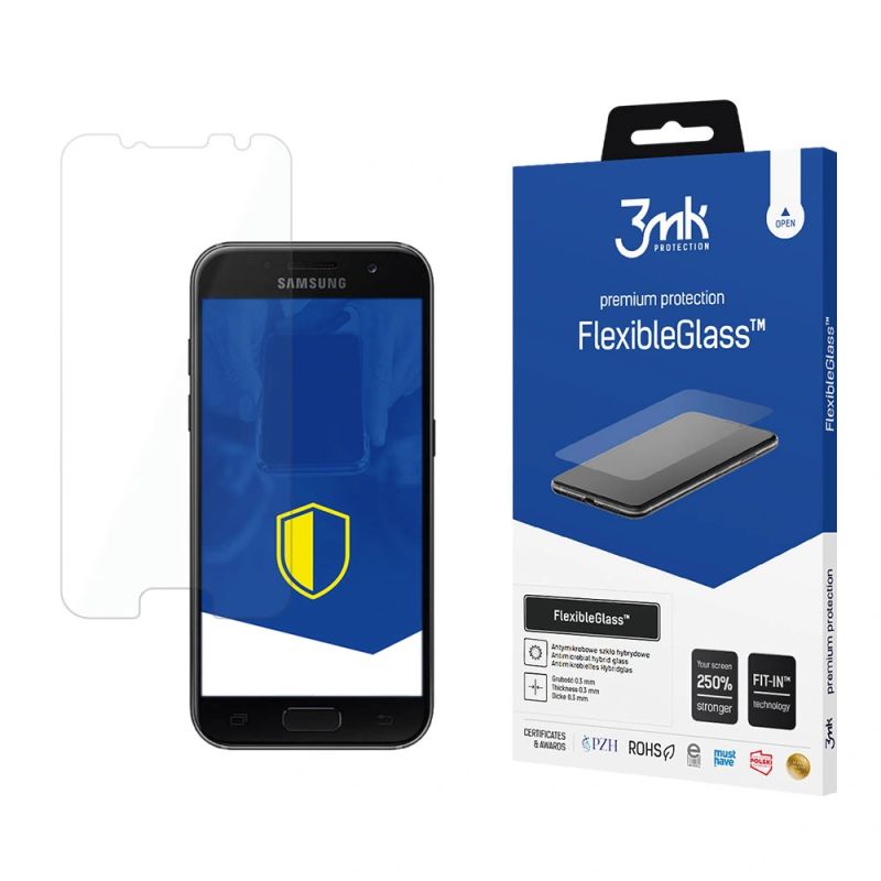 Hybrid glass 3mk FlexibleGlass™ for Samsung Galaxy A3 2017