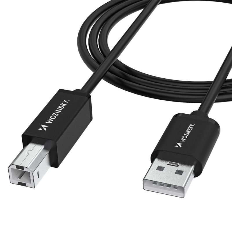 Wozinsky WKDDY3S USB-B - USB-A 480Mb/s Cable 2m - Black