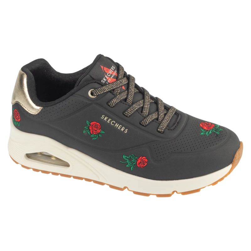 Skechers Uno – Champagne and Roses 177862-BKRD Black 36
