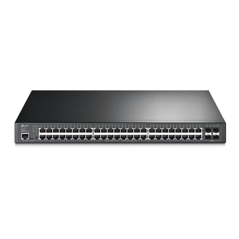 TP-Link JetStream TL-SG3452P Managed Network Switch L2/L3 Gigabit Ethernet (10/100/1000) PoE Support 1U Black